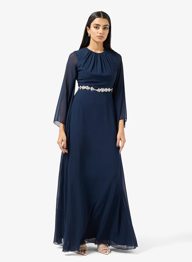 Khizana  Flared Sleeve A-line Dress for Women | Best Price UAE